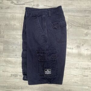Ecko Unlimited Black Cargo Shorts - Waist 36